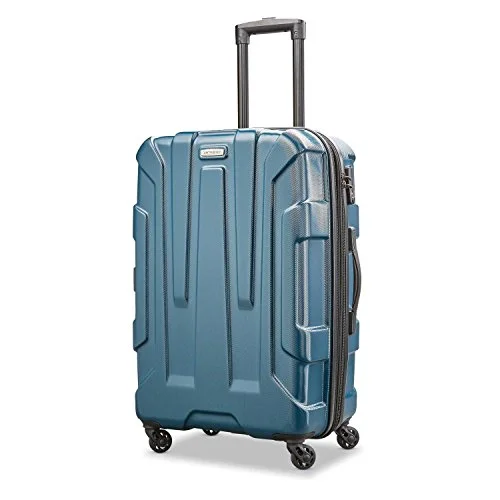 Suitcase with hard case-suitcase for men-Samsonite Centric Hardside 24" Luggage, Teal