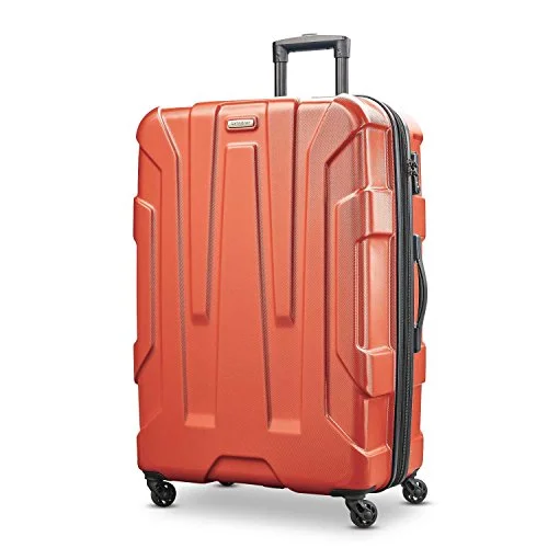 Suitcase for tech essentials-kids soft-shell suitcase-Samsonite Centric Hardside 28" Luggage, Burnt Orange