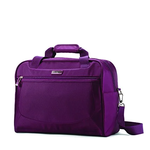 Suitcase with multiple compartments-luxury suitcase-Samsonite Mightlight 2 Softside Boarding Bag, Grape Wine