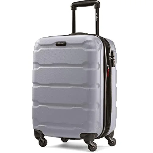 Suitcase with collapsible design-premium hard-shell suitcase-Samsonite Omni PC 20" Spinner Platinum