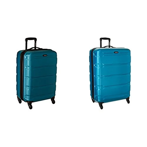 Suitcase for holiday packing-suitcase for women-Samsonite Omni Pc Hardside Spinner Set (24"/28"), Caribbean Blue