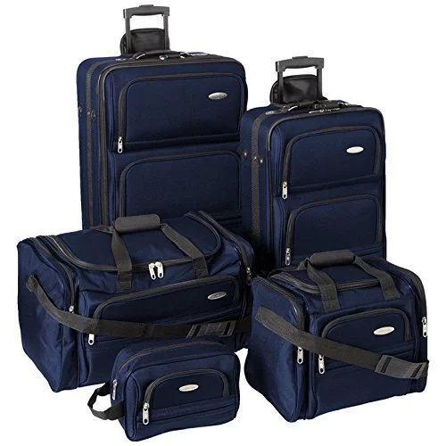 Suitcase with iconic logo-business suitcase for travel-Samsonite Outpost 5 Piece Nested Luggage Set