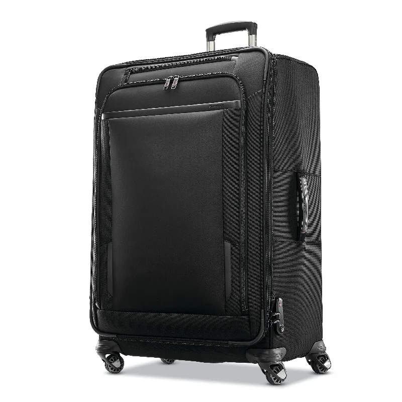 Suitcase with leather trim-slim suitcase-Samsonite Pro Extra Large Expandable Spinner