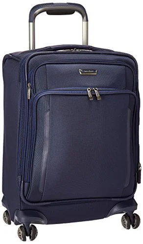 Suitcase for heavy items-suitcase with USB port-Samsonite Silhouette Xv Softside Spinner 21, Twilight Blue