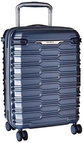 Suitcase for kids’ clothes-suitcase with built-in charger-Samsonite Stryde Hardside Carry On Glider, Blue Slate