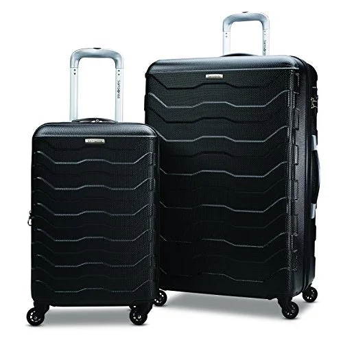 Suitcase for road trips-suitcase for business trip-Samsonite Tread Lite Lightweight Hardside Set (20"/28"), Only At Amazon, Black