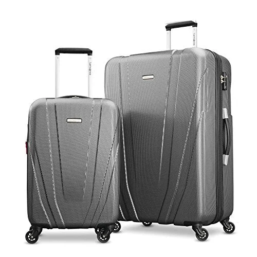 Suitcase with TSA lock-lightweight suitcase-Samsonite Valor 2 Piece Set Charcoal