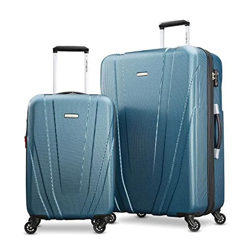 Suitcase for office gear-premium luggage suitcase-Samsonite Valor 2 Piece Set Teal