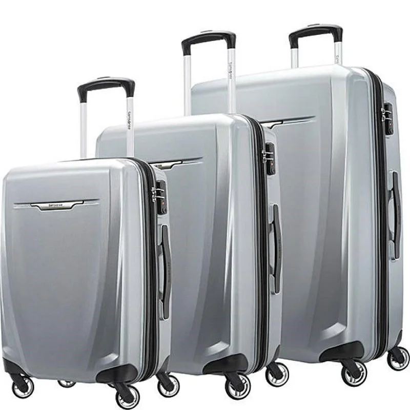 Suitcase for outdoor gear-affordable suitcase for business travel-Samsonite Winfield 3 DLX 3 Piece Set (Spinner 20/25/28)