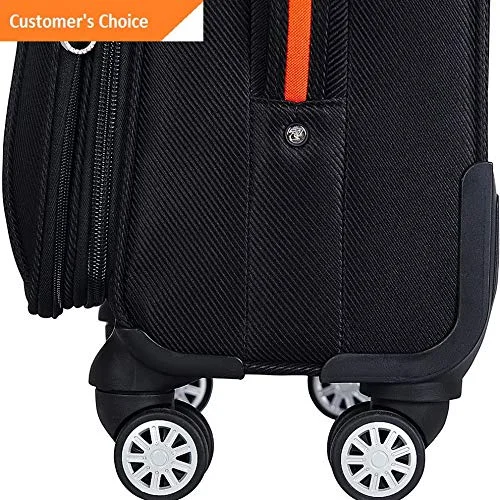 Suitcase with protective lining-travel luggage suitcase with wheels-Sandover Gabbiano Manchester 3 Piece Expandable Spinner gage gage Set NEW | Model LGGG - 705 |