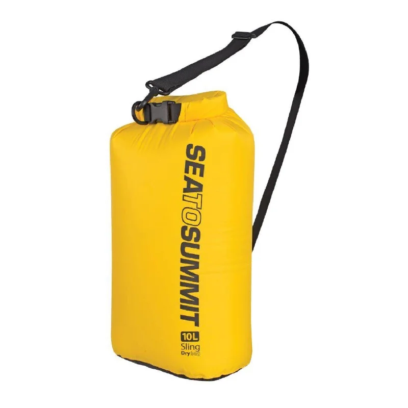 Travel bag with weatherproof cover-Sea To Summit Sling Dry Bag 10 Litre