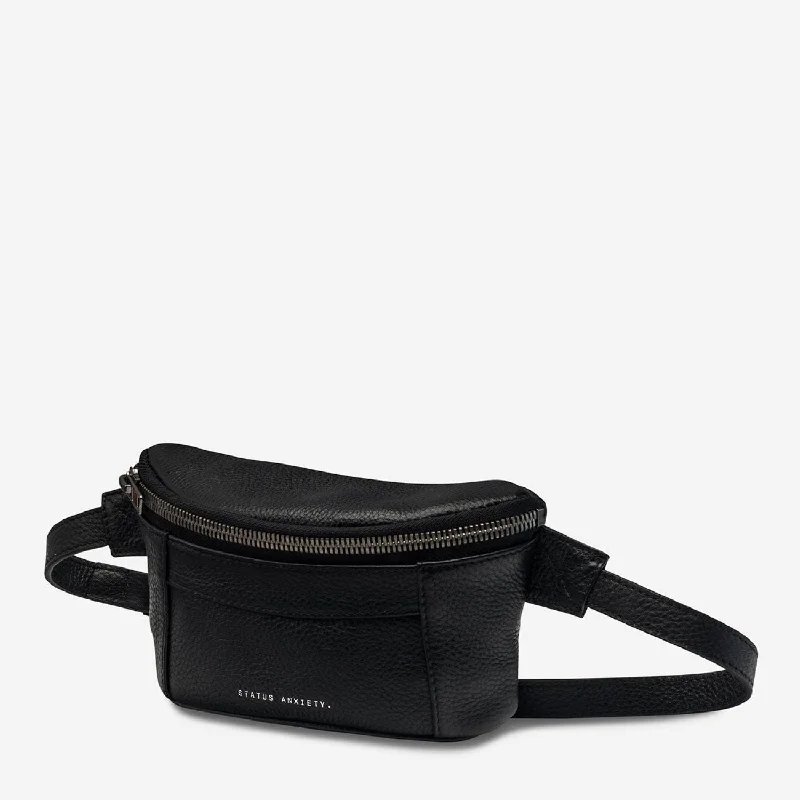 Crossbody with simple closure-Status Anxiety Best Lies Bum Leather Crossbody