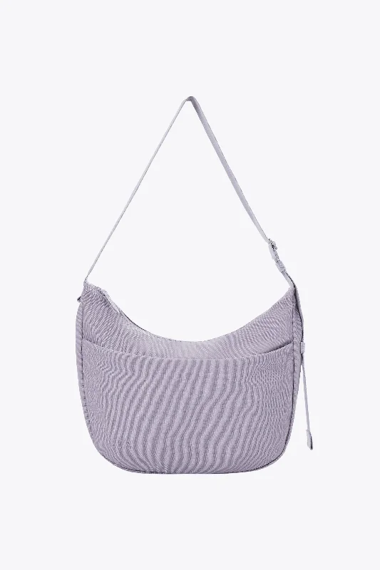 Crossbody sleek bag with strap-The Carryall Crossbody in Lavender