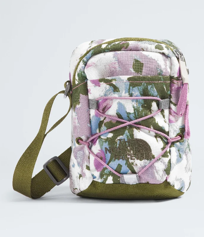 Crossbody with fabric strap-The North Face Jester Crossbody Bag - White Dune Painted Bouquet Print/Mineral Purple/TNF White