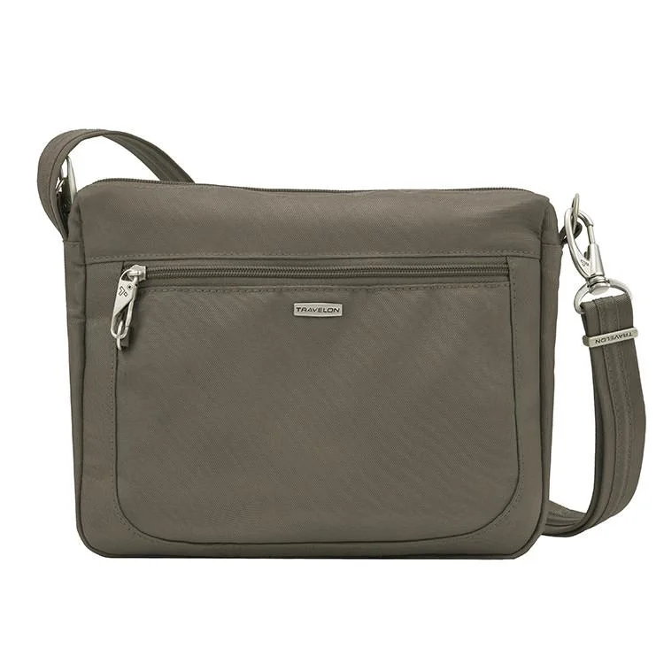 Crossbody elegant for work-Travelon Anti-Theft Classic Small E/W Crossbody (RFID Blocking)