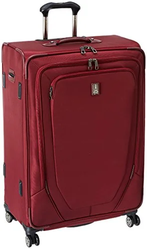 Suitcase for tech needs-lightweight carry-on rolling suitcase-Travelpro Crew 10 29 Inch Expandable Spinner Suiter, Merlot, One Size