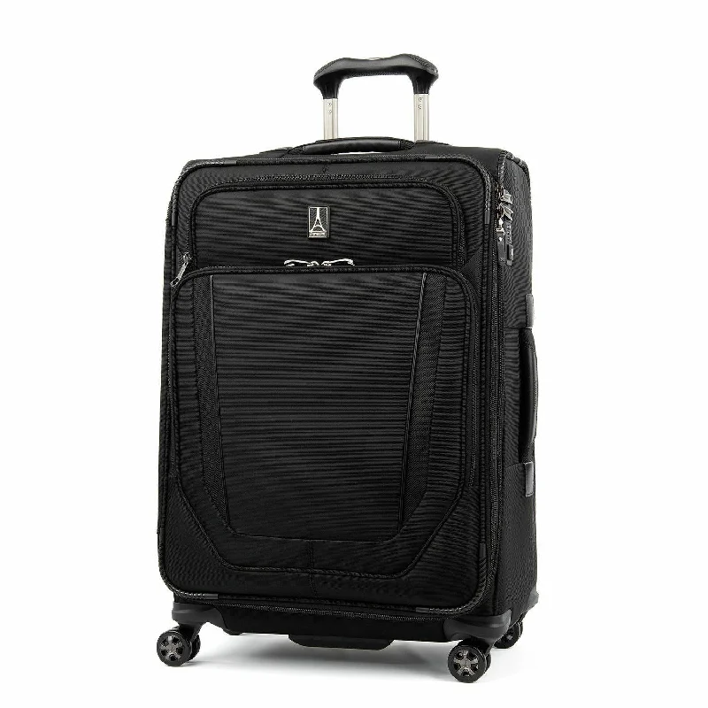 Suitcase for tech needs-luxury suitcase for international travel-Travelpro Crew VersaPack 25" Expandable Spinner Suiter