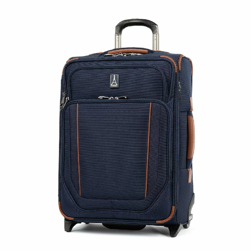 Suitcase with eye-catching colors-hard shell suitcase with wheels-Travelpro Crew VersaPack Max Carry On Expandable Rollaboard (2-Wheel)