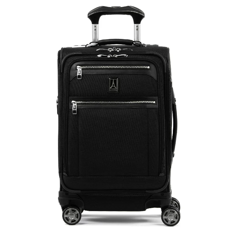 Suitcase for yoga needs-rolling carry-on suitcase-Travelpro Platinum Elite 20" Expandable Business Plus Carry-On Spinner