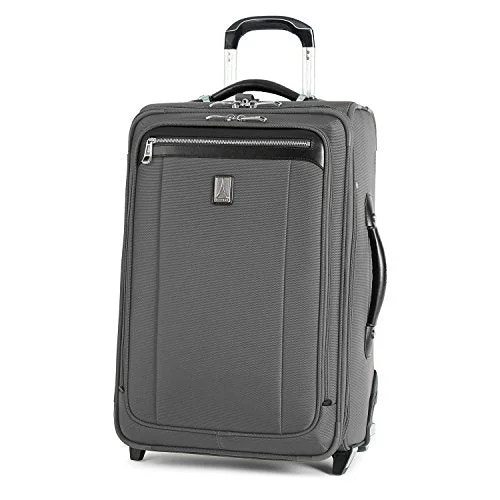 Suitcase with lush look-travel suitcase for road trips-Travelpro Platinum Magna 2 Carry-On Expandable Rollaboard Suiter Suitcase, 22-In., Charcoal Grey