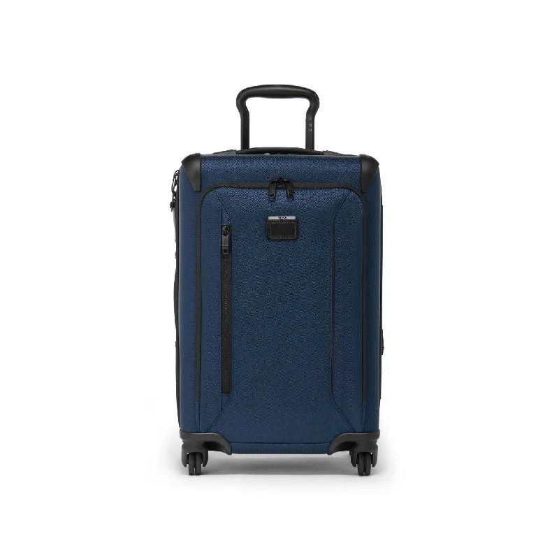 Suitcase with polka dot print-travel suitcase for weekends-TUMI Aerotour International Expandable 4 Wheeled Carry-On