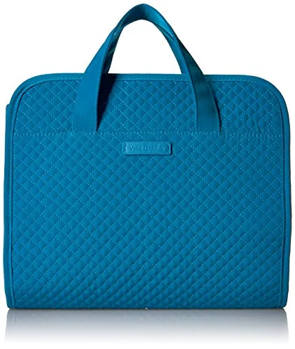 Suitcase with mesh shell-stylish business luggage-Vera Bradley Women'S Iconic Hanging Travel Organizer Vera, Bahama Bay