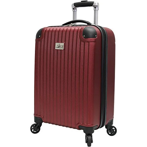 Suitcase with fox print-eco suitcase with wheels-Verdi 21" Hardside Spinner Carry-On Luggage