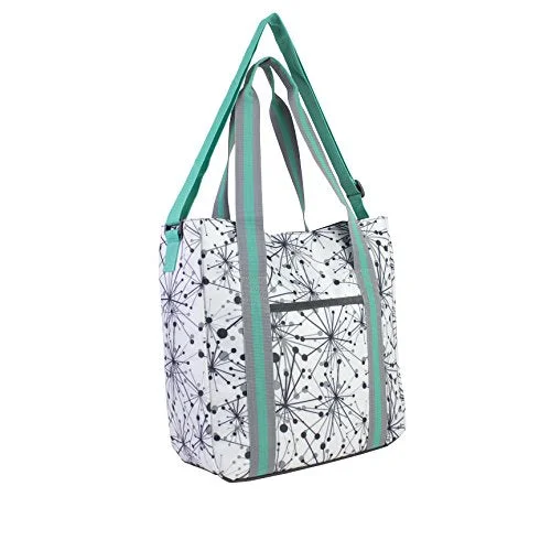 Crossbody classic chic leather purse-Fuel Multipurpose Tote With Crossbody Strap, Star Print