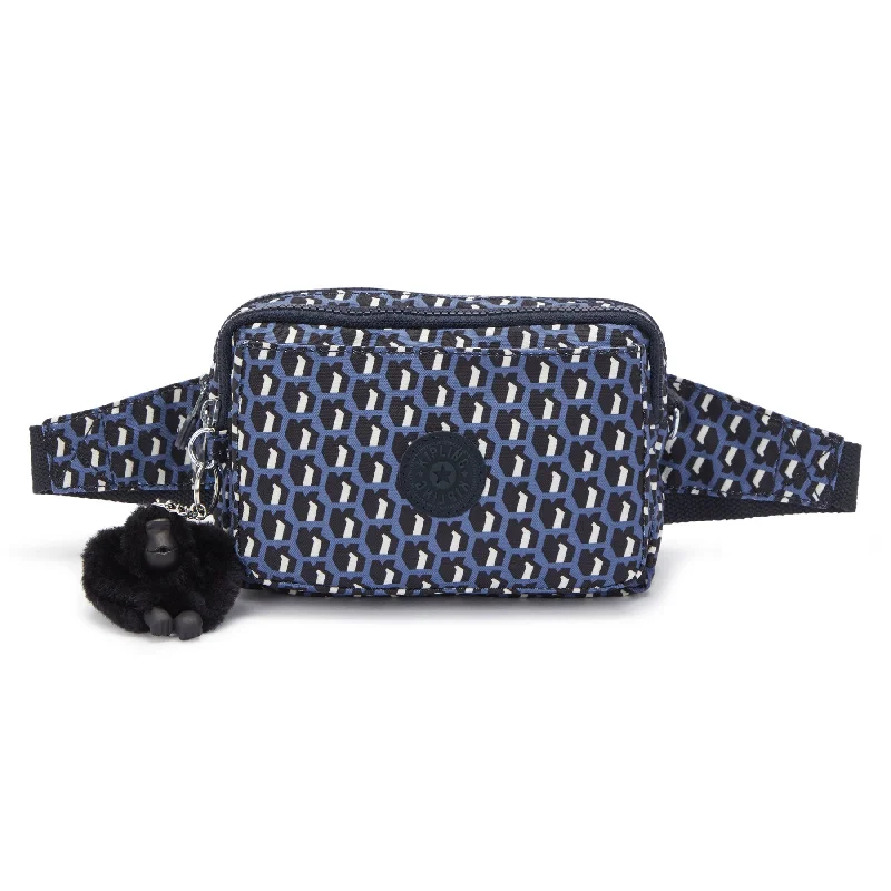 Crossbody stylish urban bag-Kipling Abanu Multi  Printed Convertible Crossbody Bag - 3D K Blue