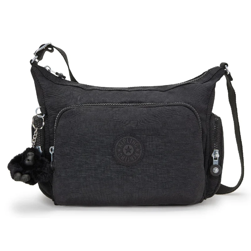 Crossbody trendy multi-use bag-Kipling Gabb Small Crossbody Bag Black Noir