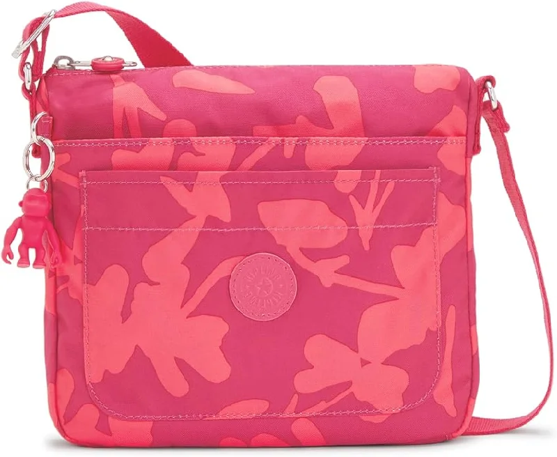 Crossbody functional crossbody bag-Kipling Sebastian  Crossbody Bag - Coral Print