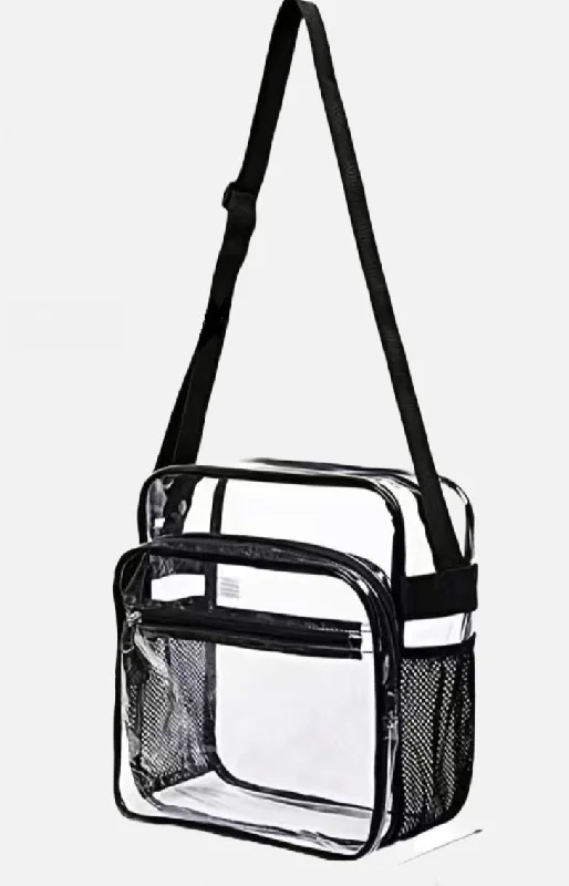 Crossbody for women-Large Clear Stadium Crossbody Bag- $19.99