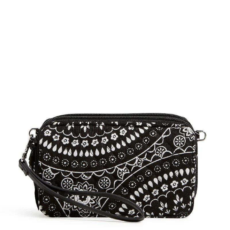 Crossbody with adjustable strap-Vera Bradley - RFID All in One Crossbody - Recycled Cotton